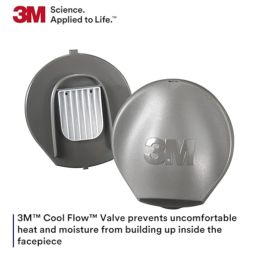 3M Full Facepiece Reusable Respirator 6800, Large Lens, ANSI High Impact Eye - Image 7