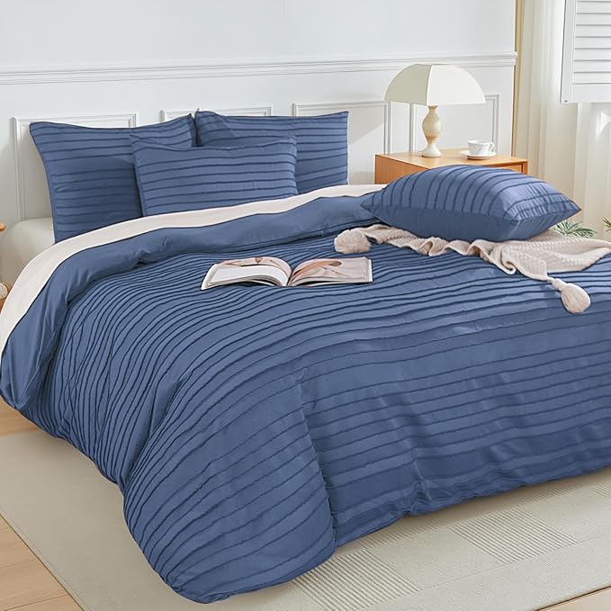 NEXHOME PRO Duvet Cover Queen, 3 Pieces Boho Tufted Duvet Cover Set, Soft and - Image 2