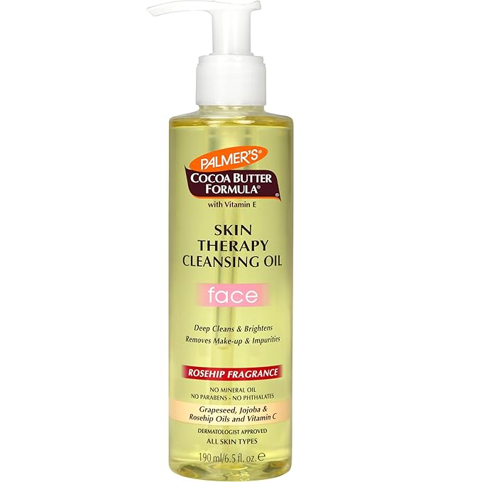 Palmer's Cocoa Butter Formula Skin Therapy Cleansing Oil, Gentle Makeup Remover by Palmers