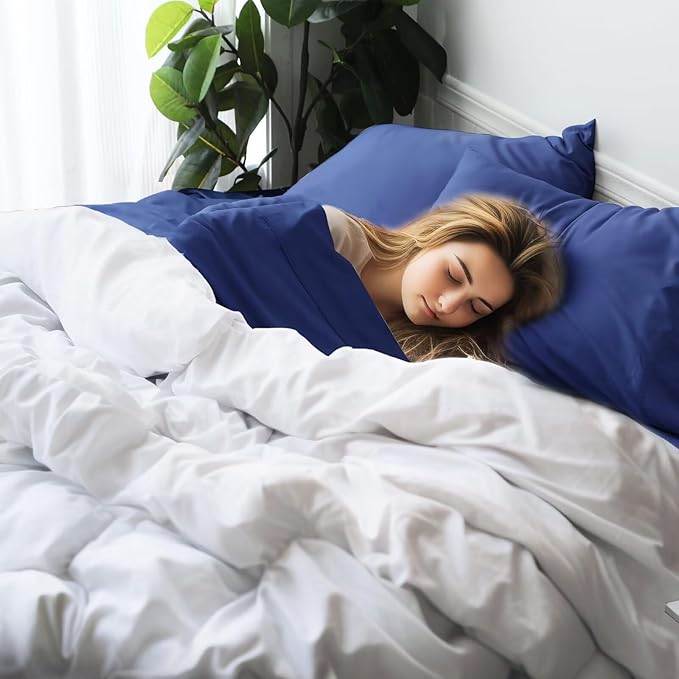 Bamboo Viscose Flat Sheets Only, 400 Thread Count Sateen Weave Cal King Size - Image 5