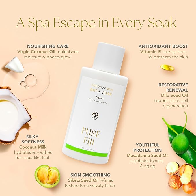 Pure Fiji Coconut Milk Bath Soak - Image 5