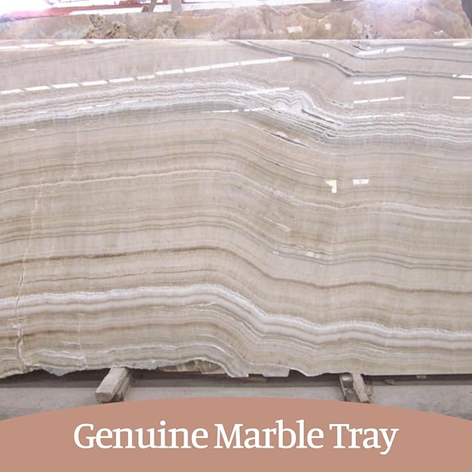 Koville Natural Marble Tray, Catchall - Image 7