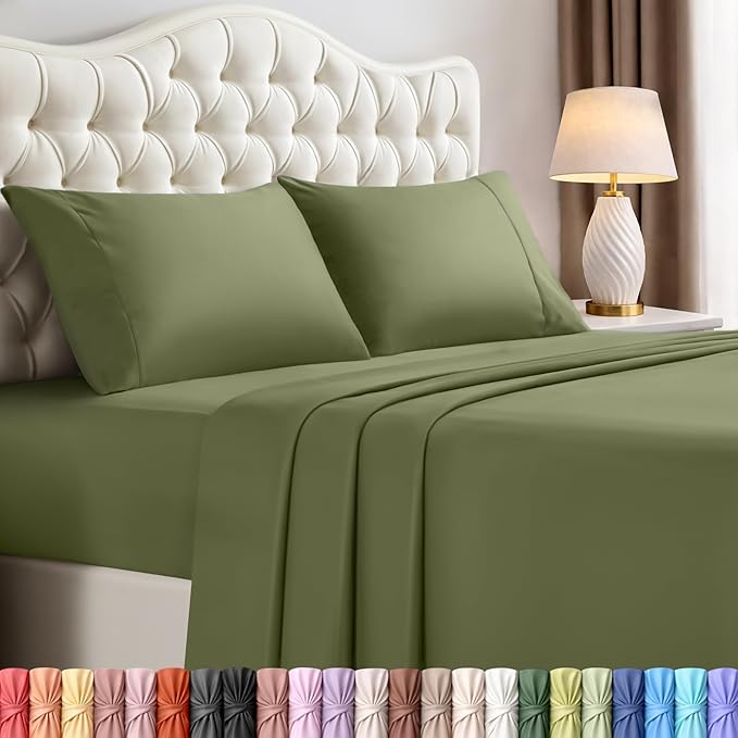 Utopia Bedding Queen Size Sheet Set – 4 Piece Bed Sheets, Soft and Breathable by UTOPIABEDDING