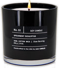 Lulu Candles | Spearmint Eucalyptus | Luxury Scented Soy Jar Candle | Hand by LULUCANDLES