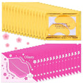 30 Pairs 24K Gold Eye Masks & Lip Masks, Under Eye Patches by Miniling