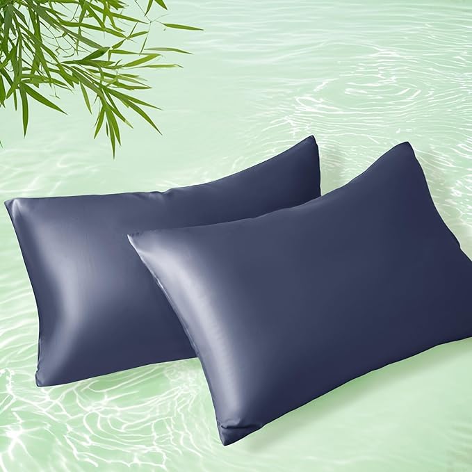 Homiest Cooling Pillow Cases King Size Set of 2, 100% Rayon Derived from Bamboo by Homiest