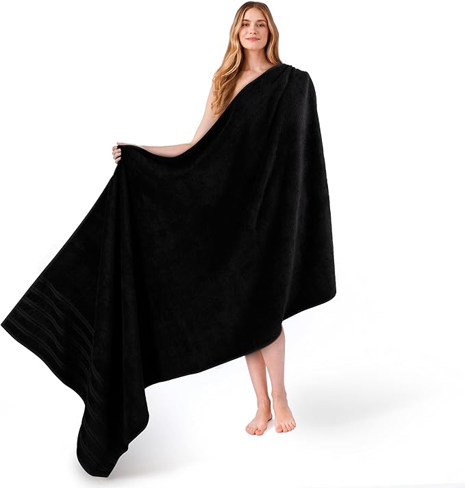 American Soft Linen 35x70 Jumbo Large Bath Towel, 600 GSM 100% Cotton Turkish by AmericanSoftLinen
