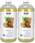 NOW Foods Solutions, Sweet Almond Oil, 100% Pure Moisturizing Oil, Promotes by NOW