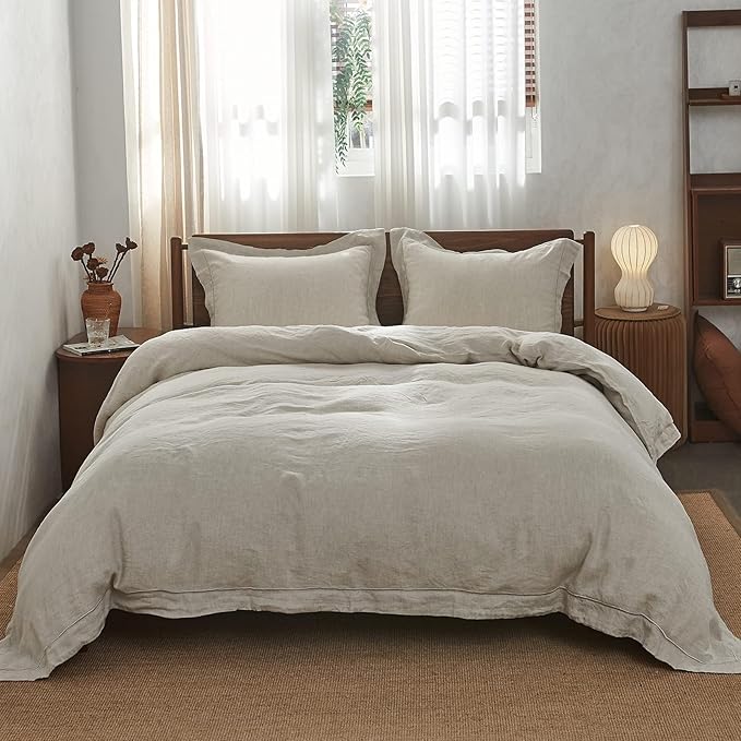 Simple&Opulence 100% Linen Duvet Cover Set - Image 3