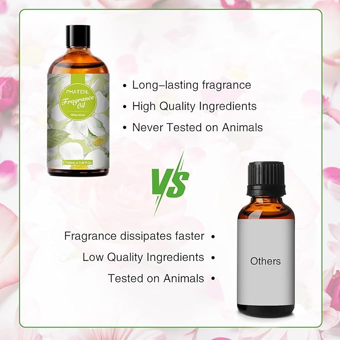 PHATOIL 3.38FL.OZ White Musk Fragrance Oils - Image 5