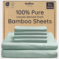 Bambaw King Sheet Set 6pcs – 100% Viscose Derived from Bamboo Sheets King Size by Bambaw