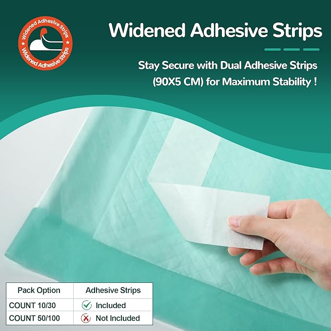 MILDPLUS Bed Pads with Adhesive Strips 30''X36'', Kids and Pet - Image 3