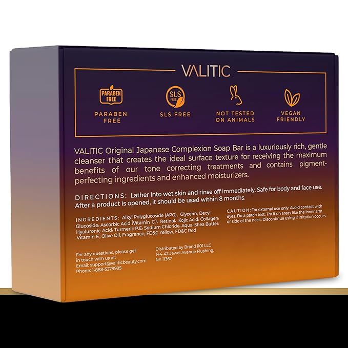 VALITIC Kojic Acid Vitamin C and Retinol Soap Bars - Image 9