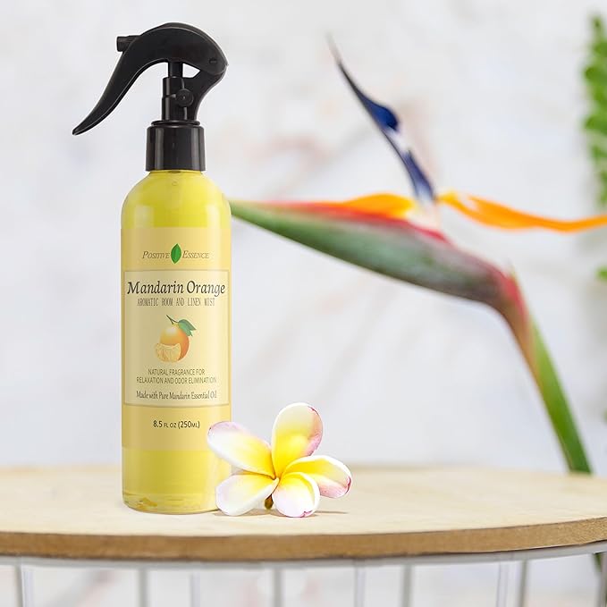 Mandarin Orange Linen and Room Spray, Natural Air Freshener Made - Image 2