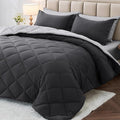 MUXHOMO 7 Pieces Queen Comforter Set, Reversible Bed in a Bag Queen Size by MUXHOMO
