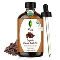 SVA Clove Essential Oil Organic – 4 Fl Oz – 100% Natural Organic Clove Oil by SVAORGANICS
