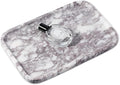 Karibiber Luxury Marble Vanity Tray, Bathroom Tray Countertop, Calacatta by Karibiber