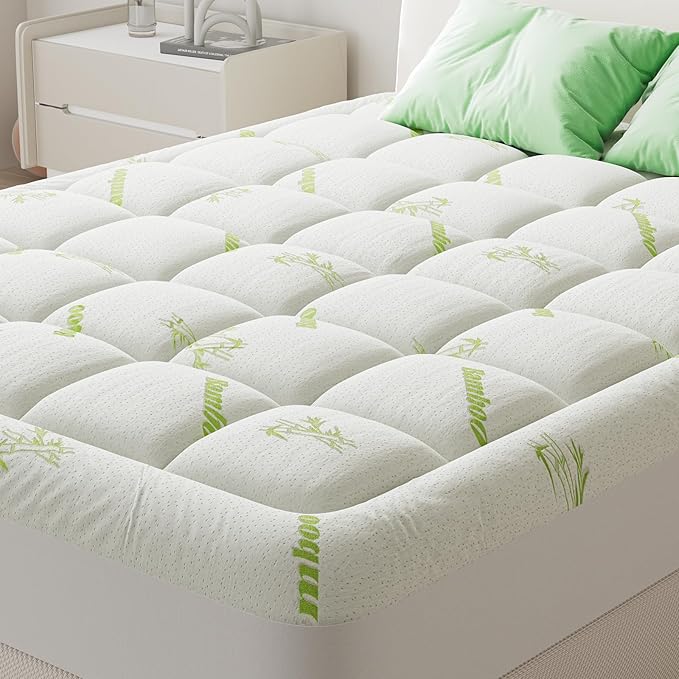 DUMOS Twin Size Ultra Soft Mattress Topper, Viscose Derived from Bamboo by DumosLifestyle