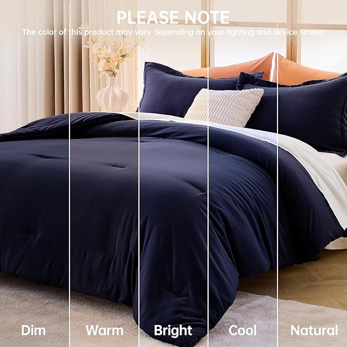 MUXHOMO MUXHOMOTwin/Twin XL Comforter Set, All Season Ultra Soft Down - Image 9