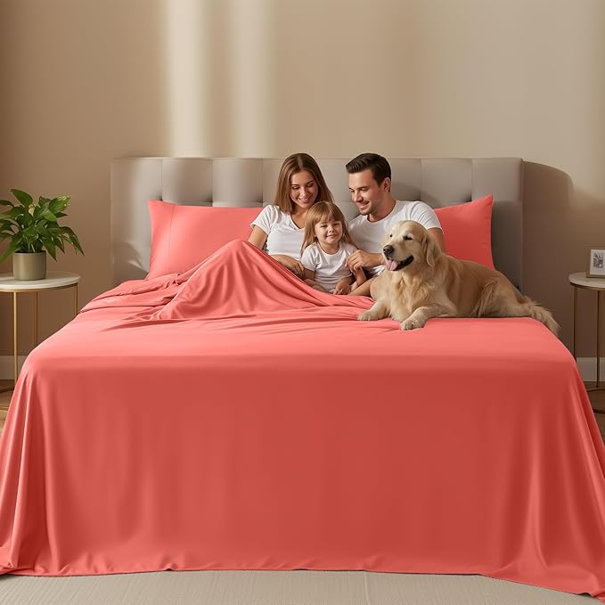 Utopia Bedding Full Size Sheet Set – 4 Piece Bed Sheets, Soft and Breathable - Image 2