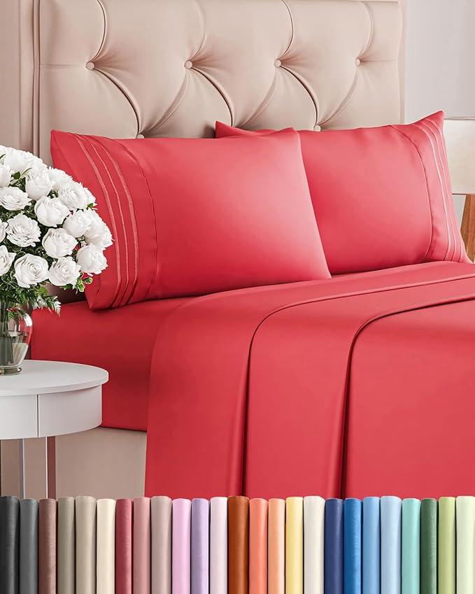 Queen Size 4 Piece Sheet Set by CGKUnlimited