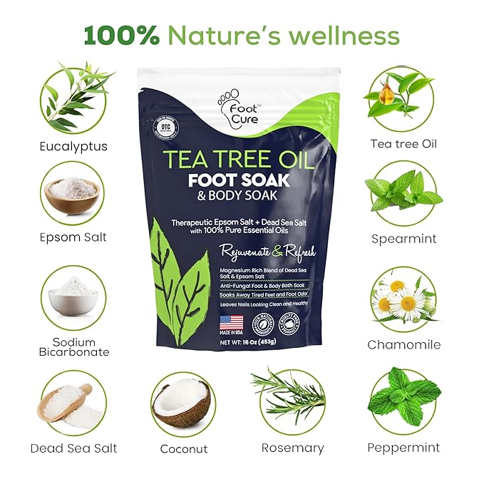 Tea Tree Oil Foot Soak with Epsom Salt - Image 4