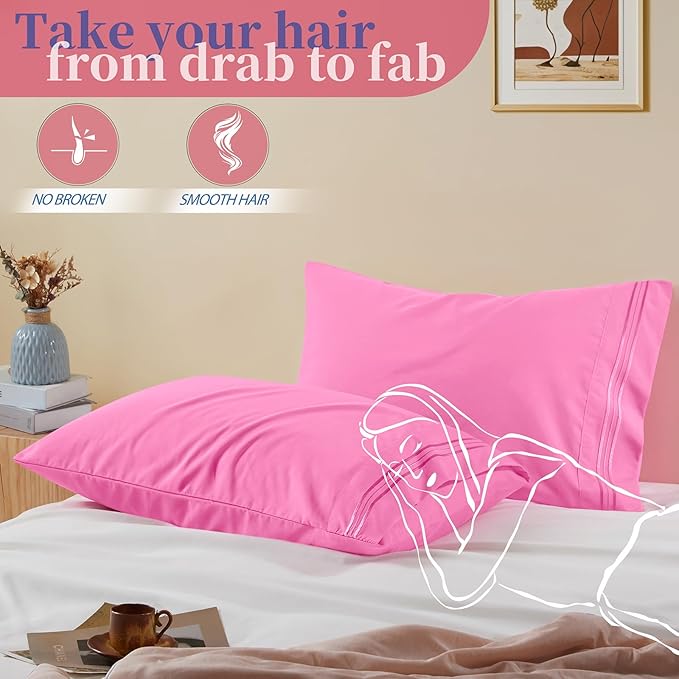 Vonty 2 Pack Queen Pillow Cases - Image 5