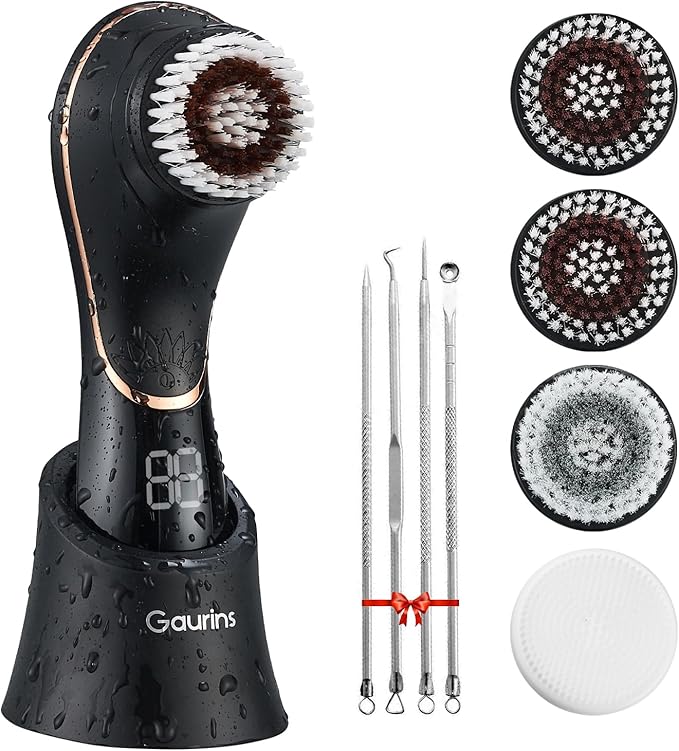 Facial Cleansing Brush Face Scrubber Exfoliator Rechargeable IPX7 Waterproof by followus