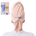 Microfiber Hair Towel Wrap for Women, Anti Frizz Large Ultra-Soft Hands-Free by BYCOO