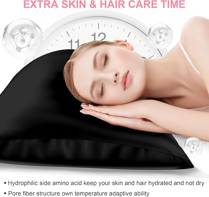 Silk Pillow Cases 2 Pack King Size - Image 3