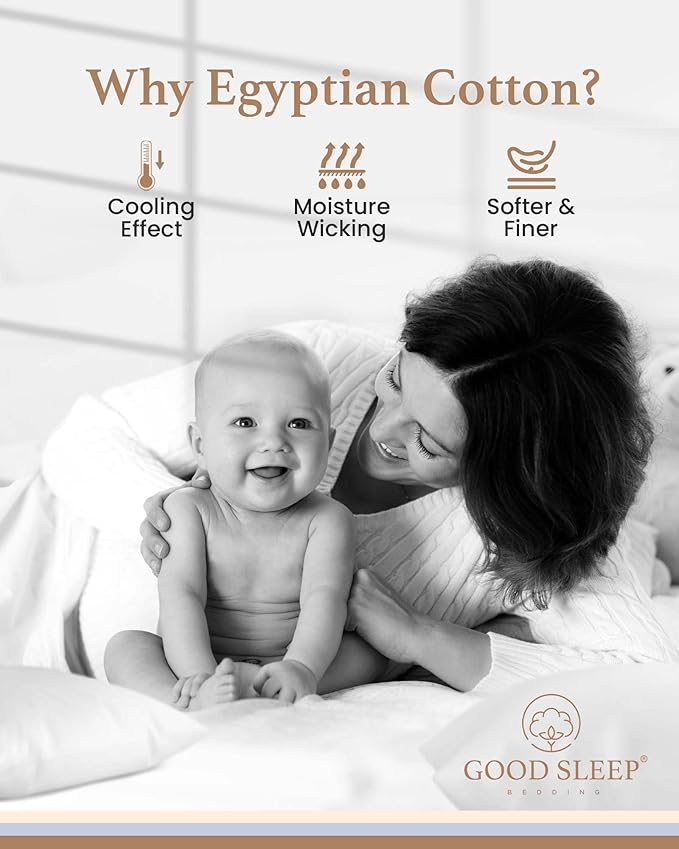 1000 TC Navy Blue Standard Pillowcases Set of 2 100% Egyptian Cotton Pillow - Image 6