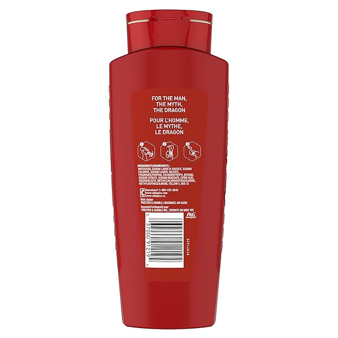 Old Spice Body Wash for Men, Wild Collection Dragonblast Scent, 21 Fl Oz - Image 2