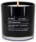 Lulu Candles | Warm Tobacco Pipe | Luxury Scented Soy Jar Candle | Hand Poured by LULUCANDLES