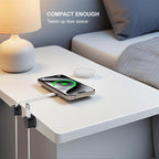 48 Pack Magnetic Cable Clip Organizer Cord Holder, Picozon Adhesive Cable Management, Wire Phone USB Charger Cable Holder, Keeper Organizer for Office Home Desktop Table - Black