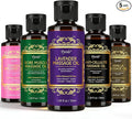 Pjordo 5 Pack Massage Oil for Massage Therapy, Sore Muscle, Syringa & Anti by Pjordo