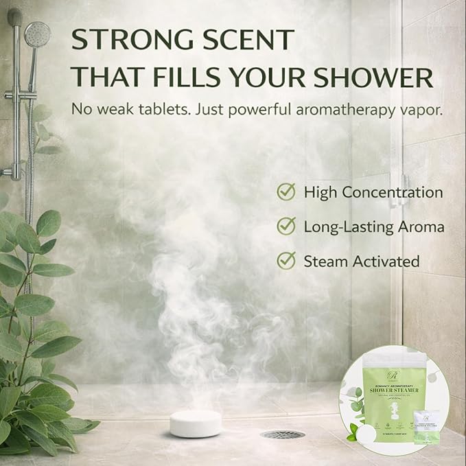 Shower Steamers Aromatherapy 10 Pack – Sinus Relief & Congestion Vapor Tablets - Image 3