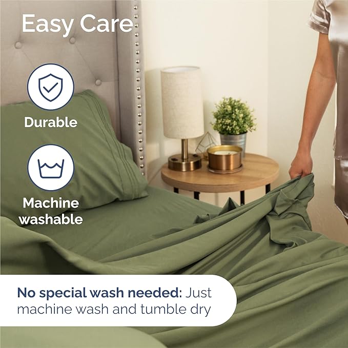 Split King Size 5 Piece Sheet Set - Image 7