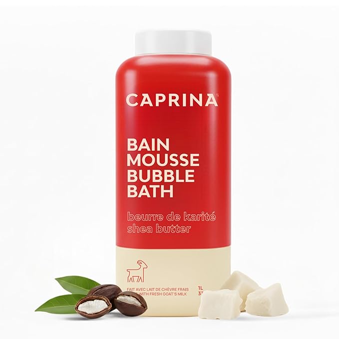 Caprina Fresh Goat’s Milk Bubble Bath, Hydrating Relaxing Foam Bath, by Unknown