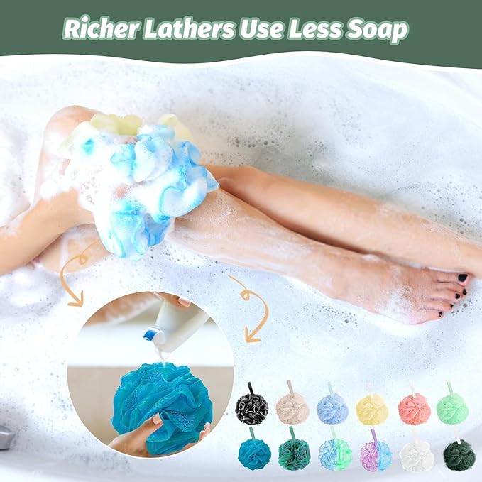 Amazerbst loofah, Shower loofah loofah Sponge, Sponge Body Scrubber - Image 4