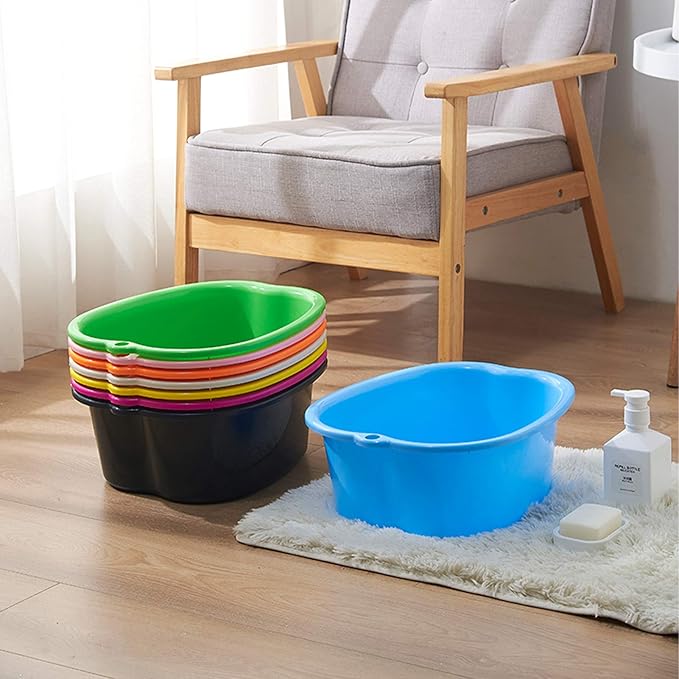 AXLOFO® Foot Soaking Bath Basin, Large Plastic Foot Soaking Tub, Feet Massage - Image 7