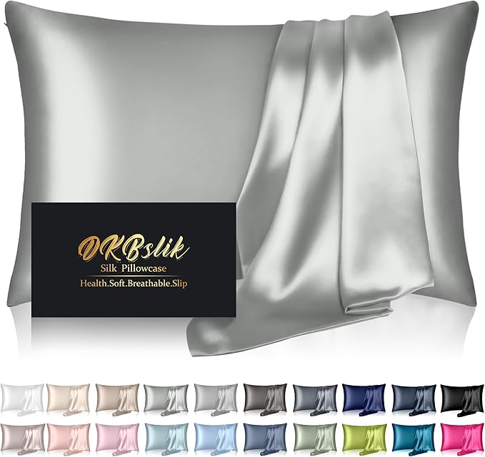 Mulberry Silk Pillow Cases Standard Size, Silk Pillowcase by HOME