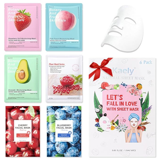 Kaely 6 Pack Variety Face Masks by KaelyCosmetics