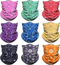 Venswell Neck Gaiter Face Mask Men Women, Seamless Bandana Rave Face Cover by Venswell