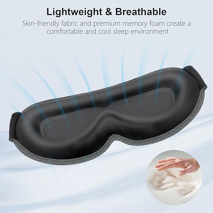 Gritin 100% Blackout Sleep Eye Mask - Image 6