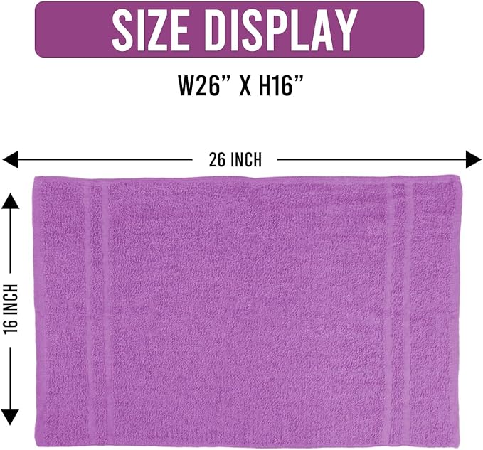 Hand Towels Purple Economy Salon Towels - Image 2