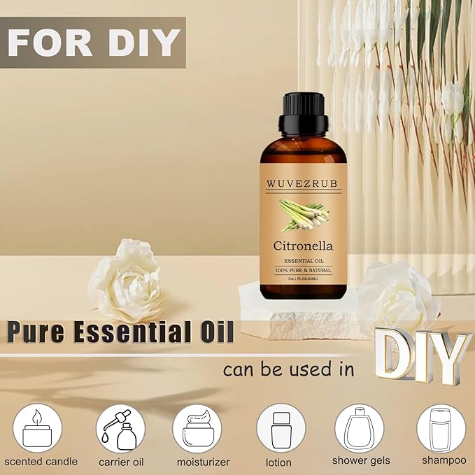Citronella Essential Oils, 30ML Pure and Natural Essential Oil - Image 5