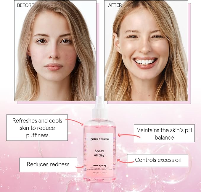 grace & stella Award Winning Rose Water Spray - Image 3