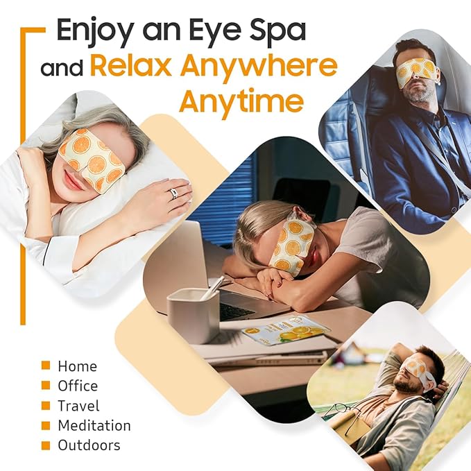 BeHoomi 30Packs Steam Eye Mask, Heated Eye Mask Warm Compress - Image 6
