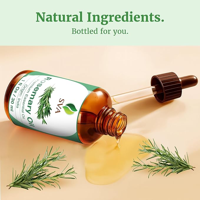 SVA Rosemary Essential Oil – 1 Fl Oz – 100% Natural Rosemary Oil - Image 8