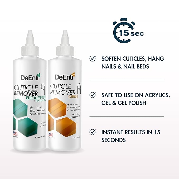 DeEnti Instant Cuticle Remover Gel, Professional Cuticle Softener - Image 2